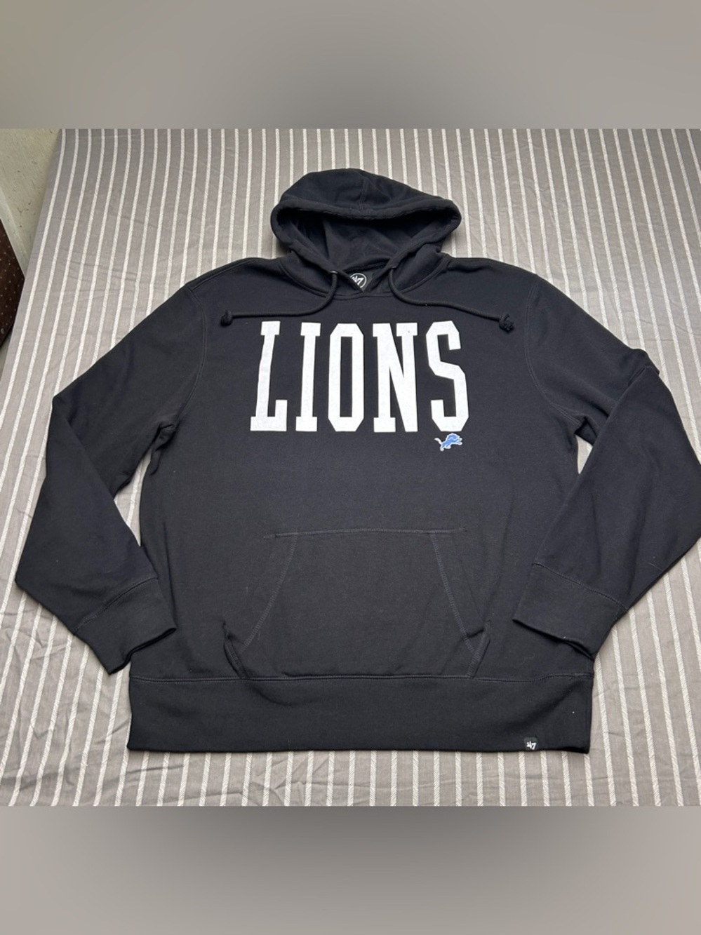 LIONS Black Pullover Hoodie